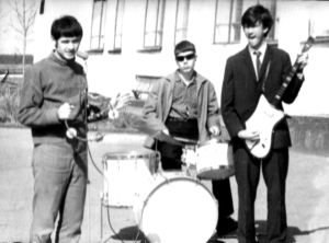группа "Фобос", 1967 год, слева направо: Сергей Попов, Александр Неганов, Иштван Ланг.