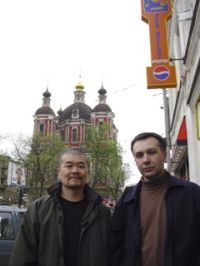 Алексей Борисов и KK Null (японский электронщик, гитарист и нойзер)