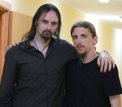7. with Aaron Stainthorpe (MY DYING BRIDE)